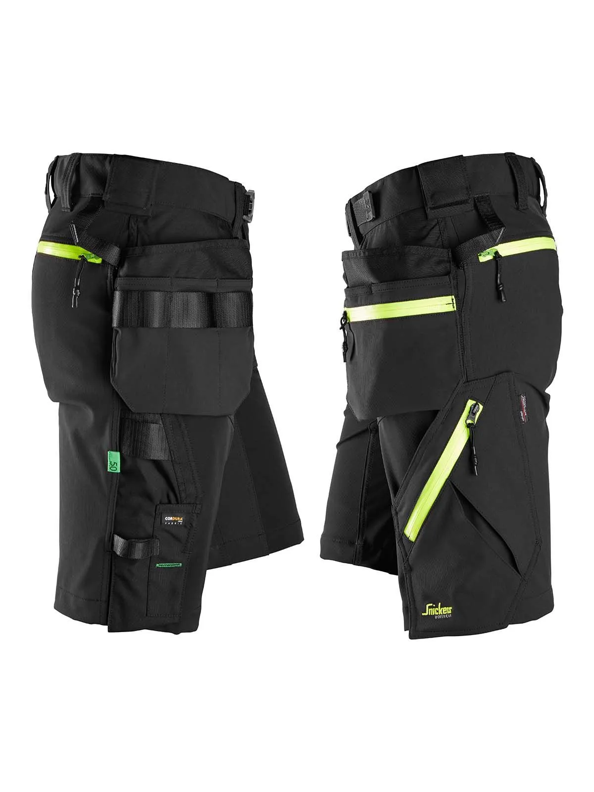 6140&#x20;Work&#x20;Shorts&#x20;Holster&#x20;Pockets&#x20;Softshell&#x20;Stretch&#x20;-&#x20;Snickers