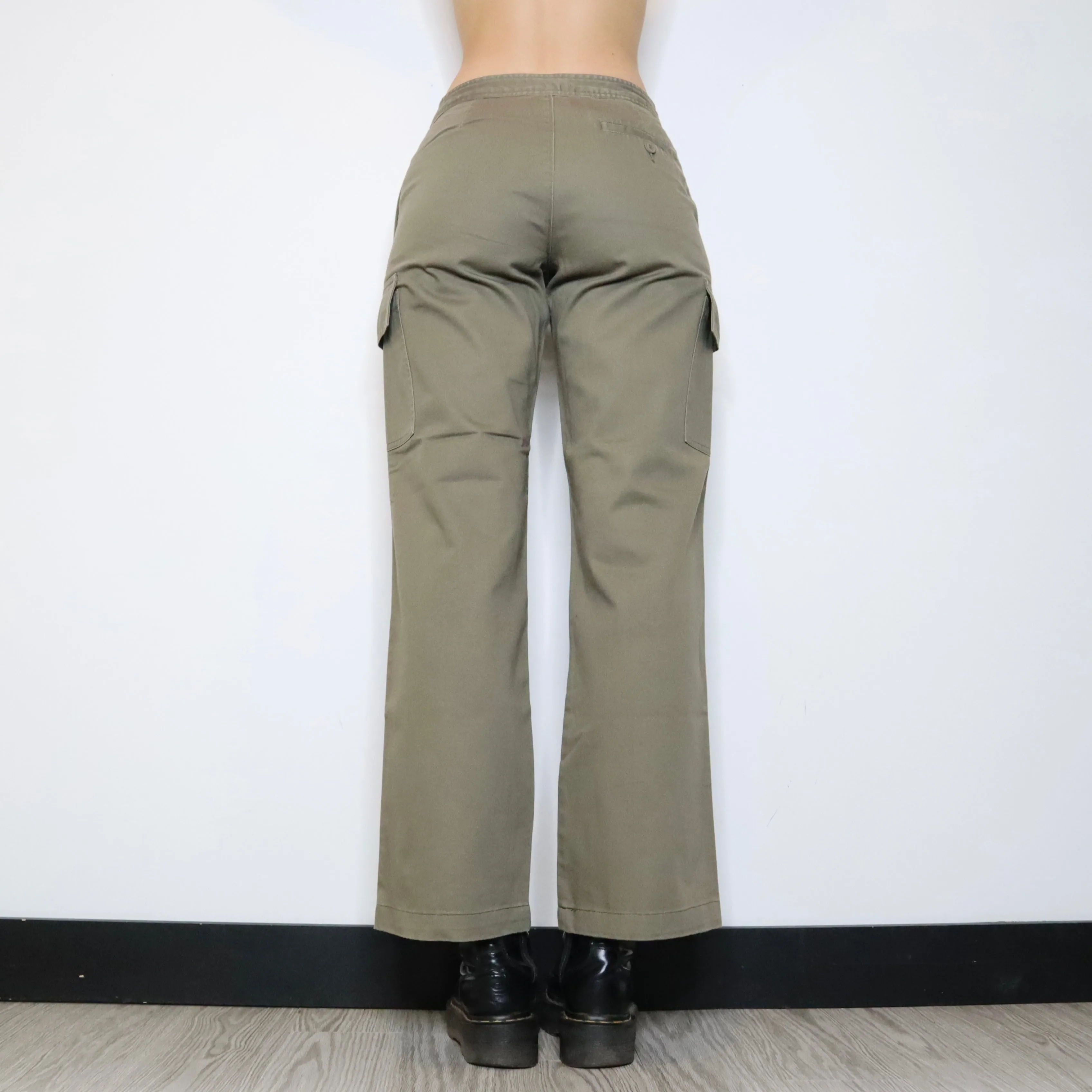 90s Khaki Cargo Pants (S)