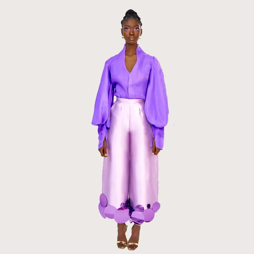 Adunni Pants Set - Lilac