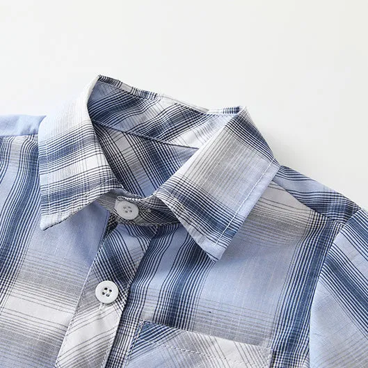 Baby Kid Boys Checked Shirts