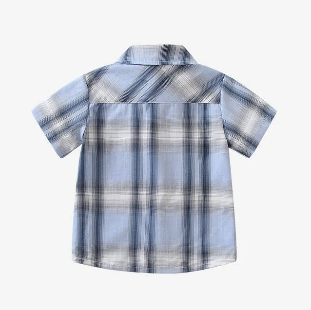 Baby Kid Boys Checked Shirts