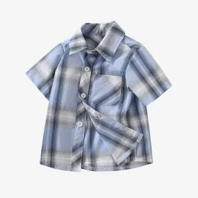 Baby Kid Boys Checked Shirts