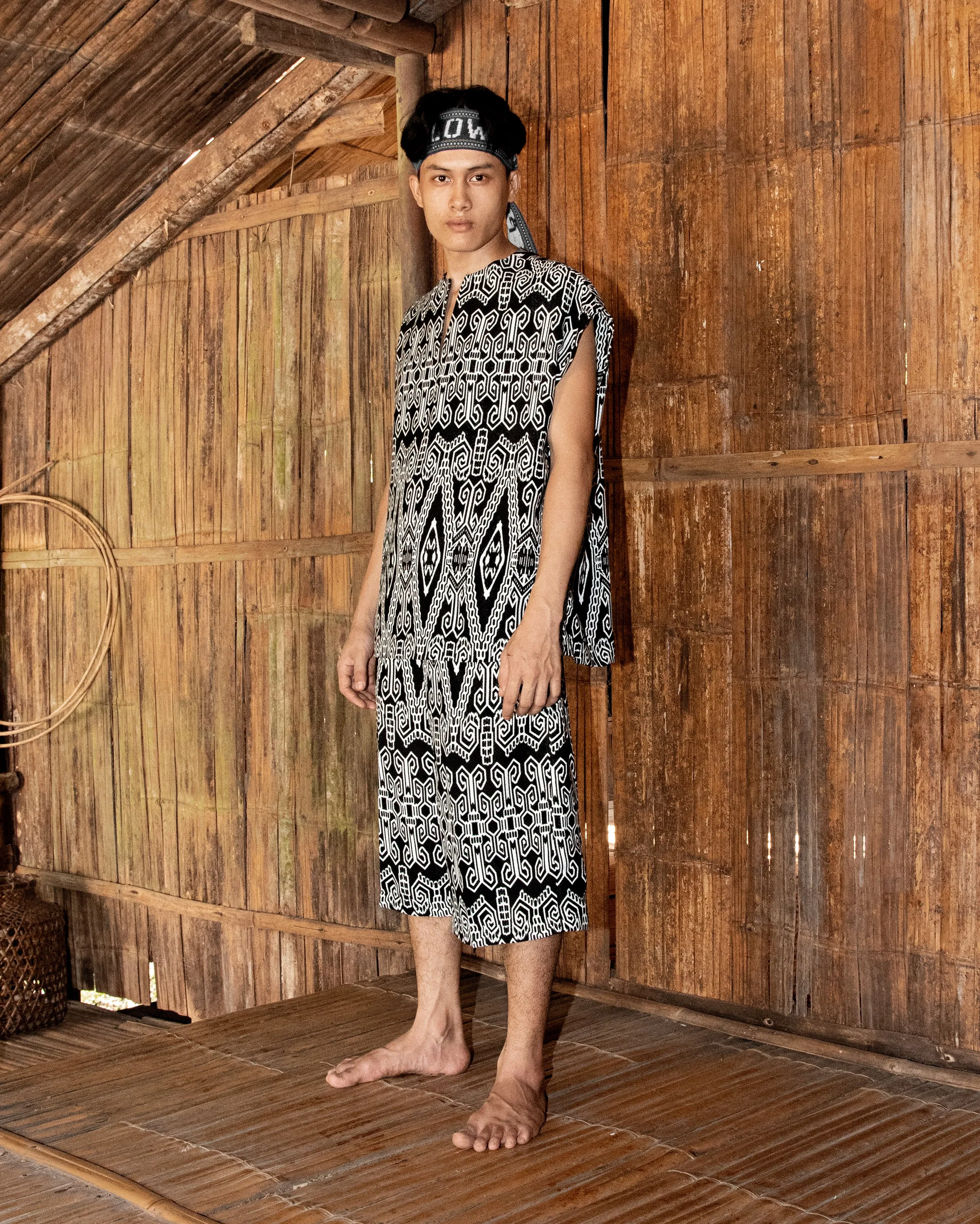 Baju Bujang Pua Kumbu (Black)