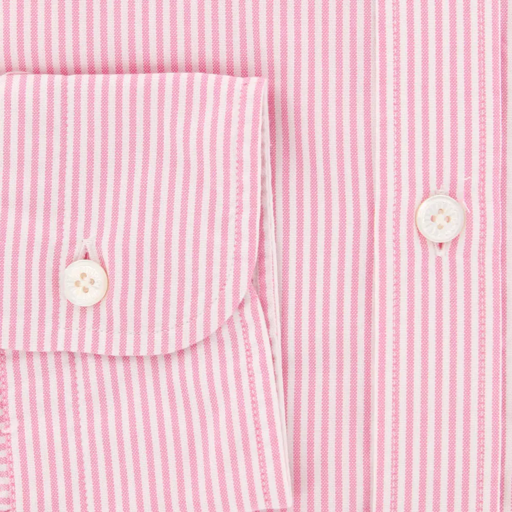 Barba Napoli Pink Shirt - Extra Slim - 17 US / 43 EU