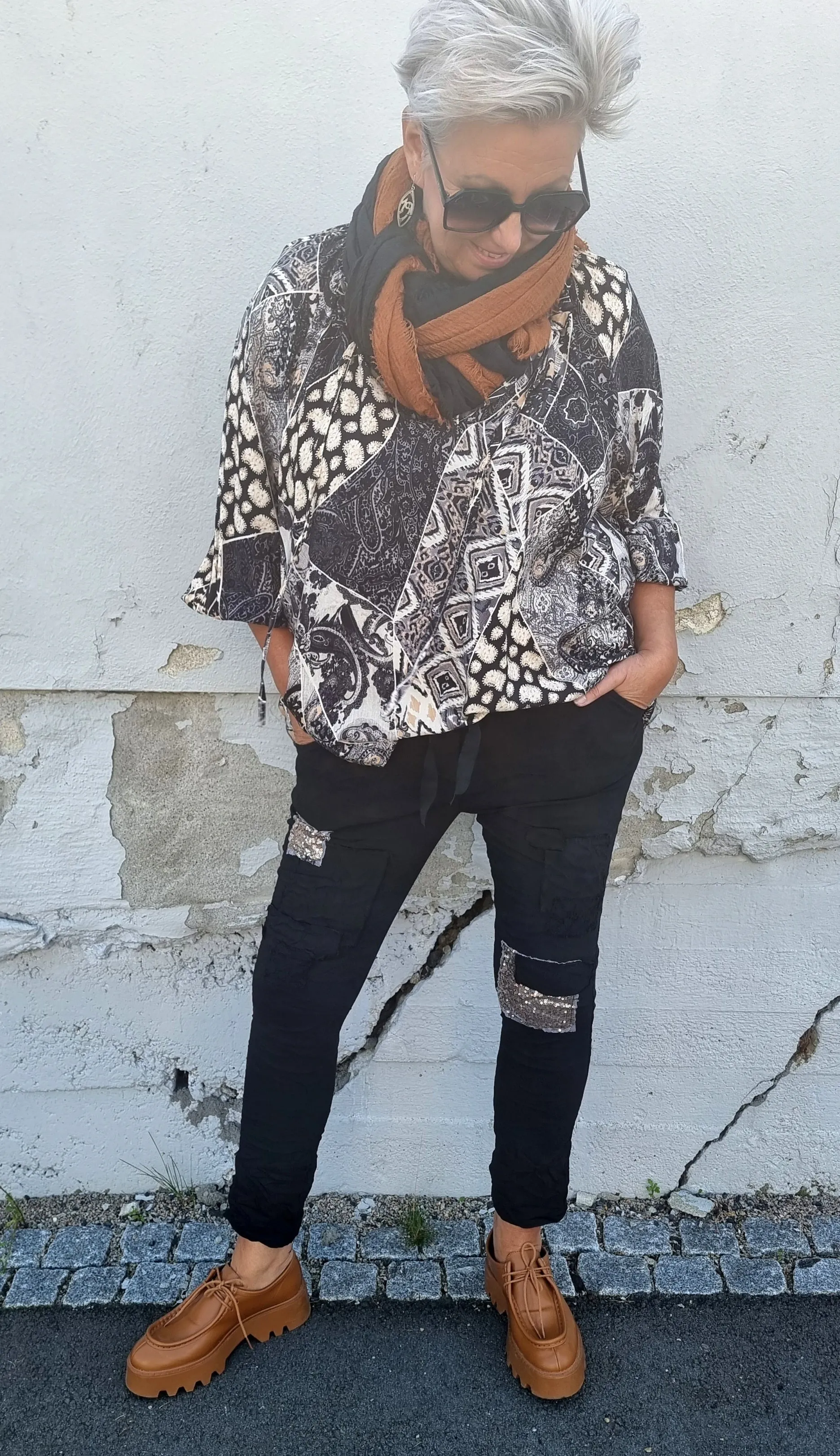 Leona Slim Pant Black