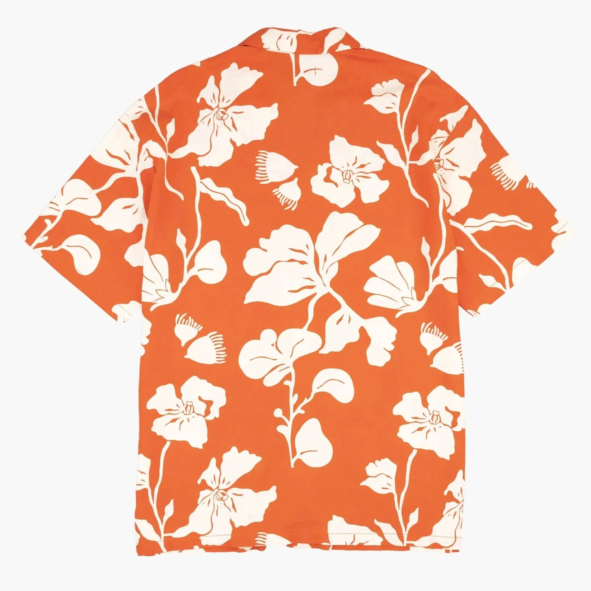 Linen Tropic Shirt (Orange)
