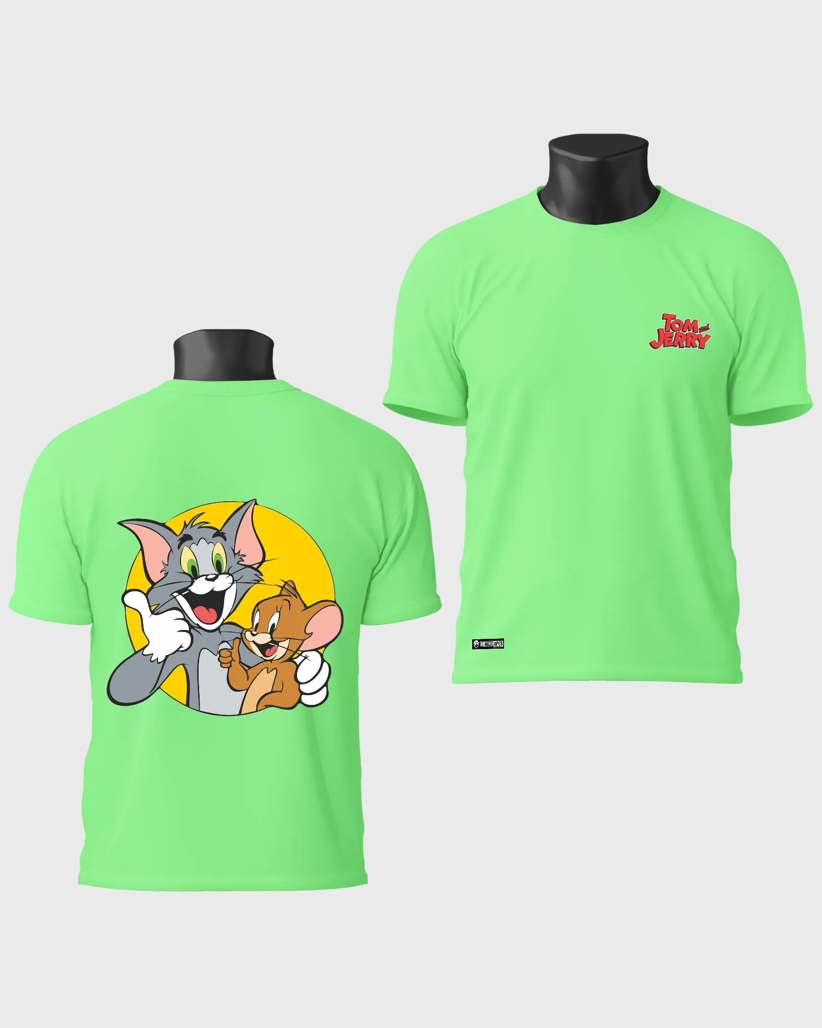 Mens Regular Tshirt Cartoon Tom & Jerry