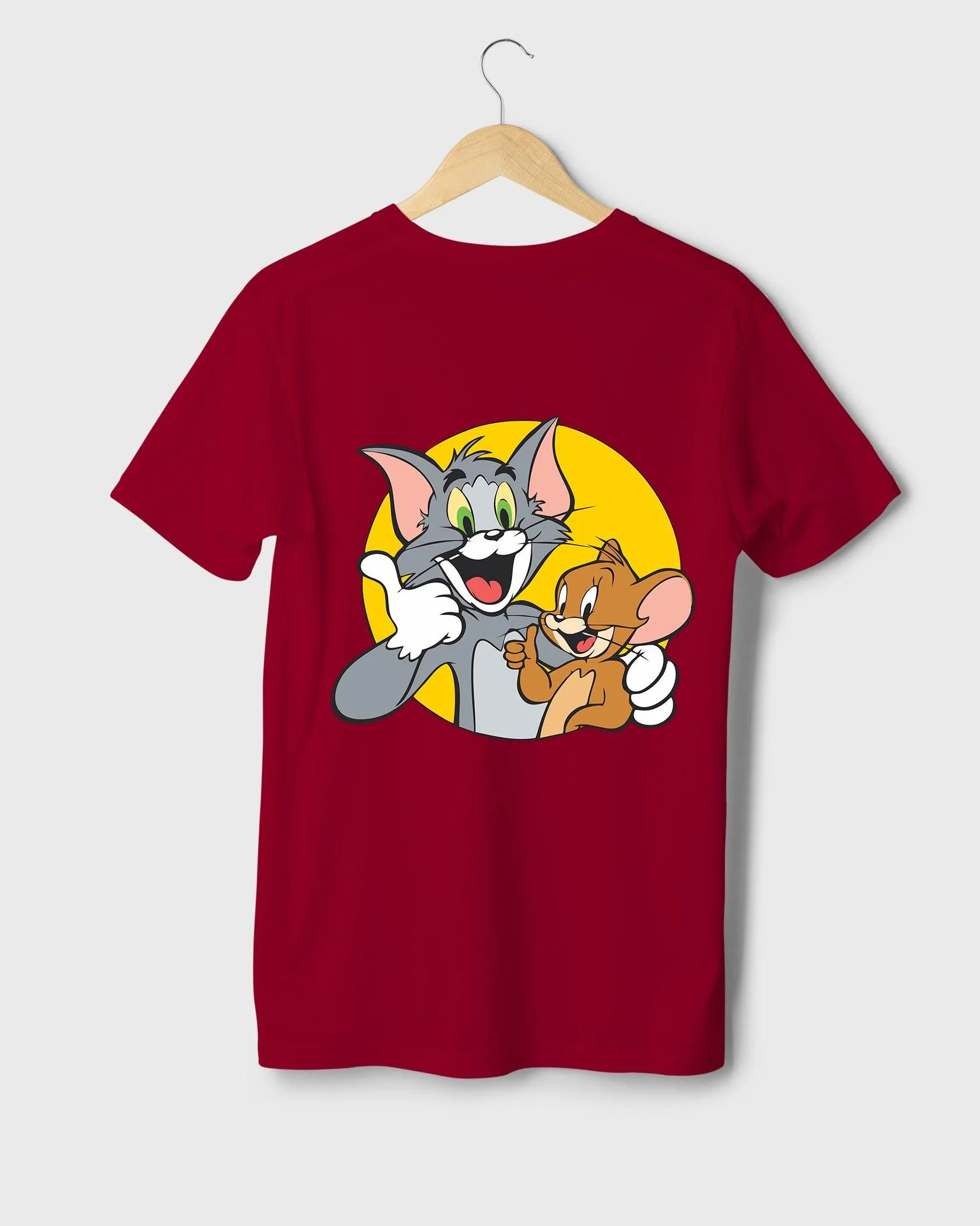 Mens Regular Tshirt Cartoon Tom & Jerry