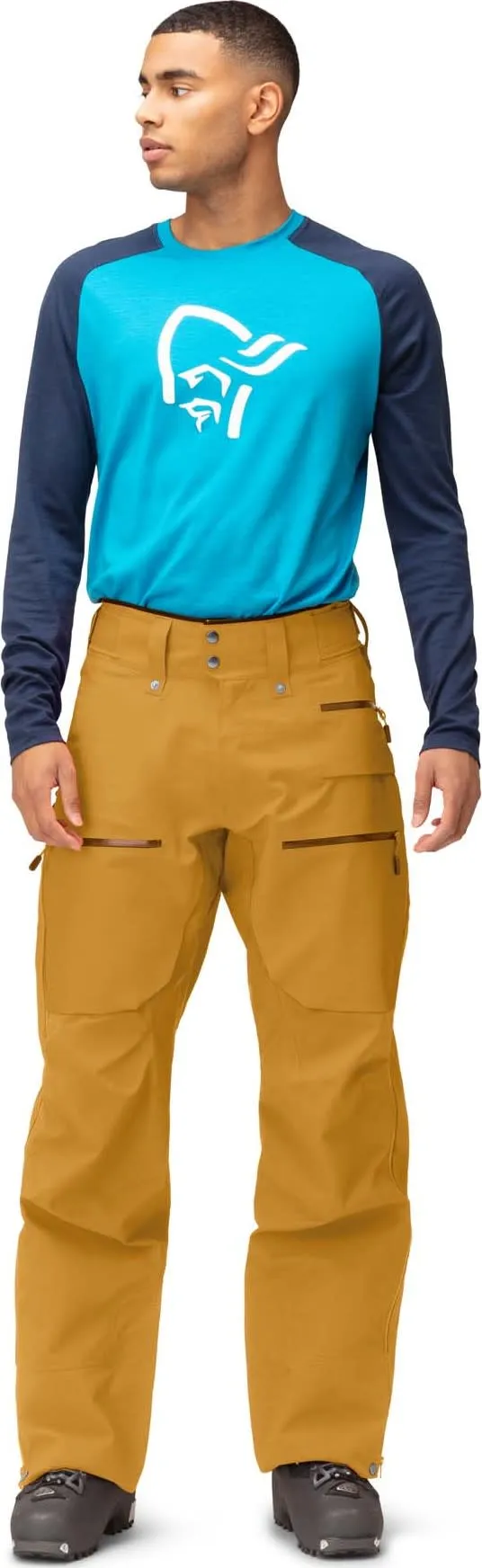 Norrøna Men&#x27;s Lofoten GORE-TEX Pro Pants Camelflage | Buy Norrøna Men&#x27;s Lofoten GORE-TEX Pro Pants Camelflage here | Outnorth