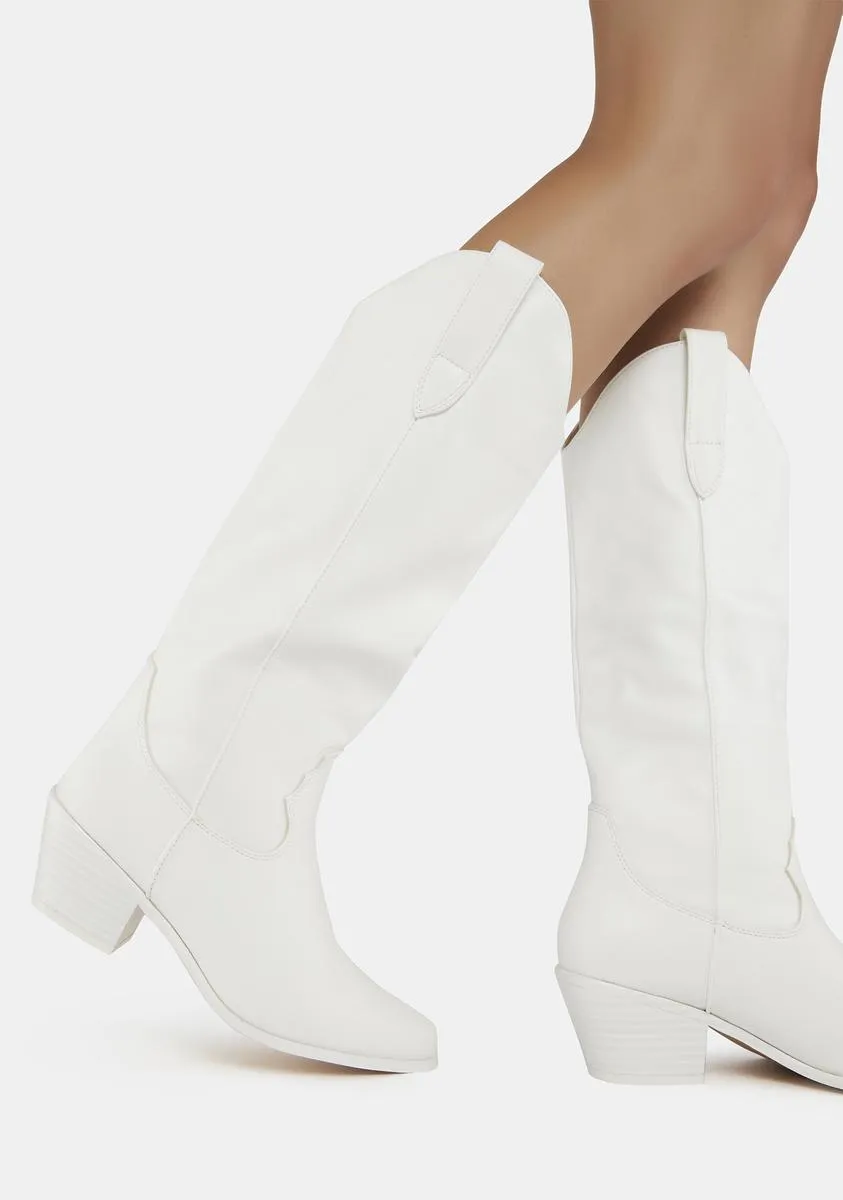 Pearl Romance Rodeo Cowboy Boots