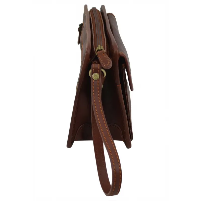Pochette en cuir gras Homme Katana 36111