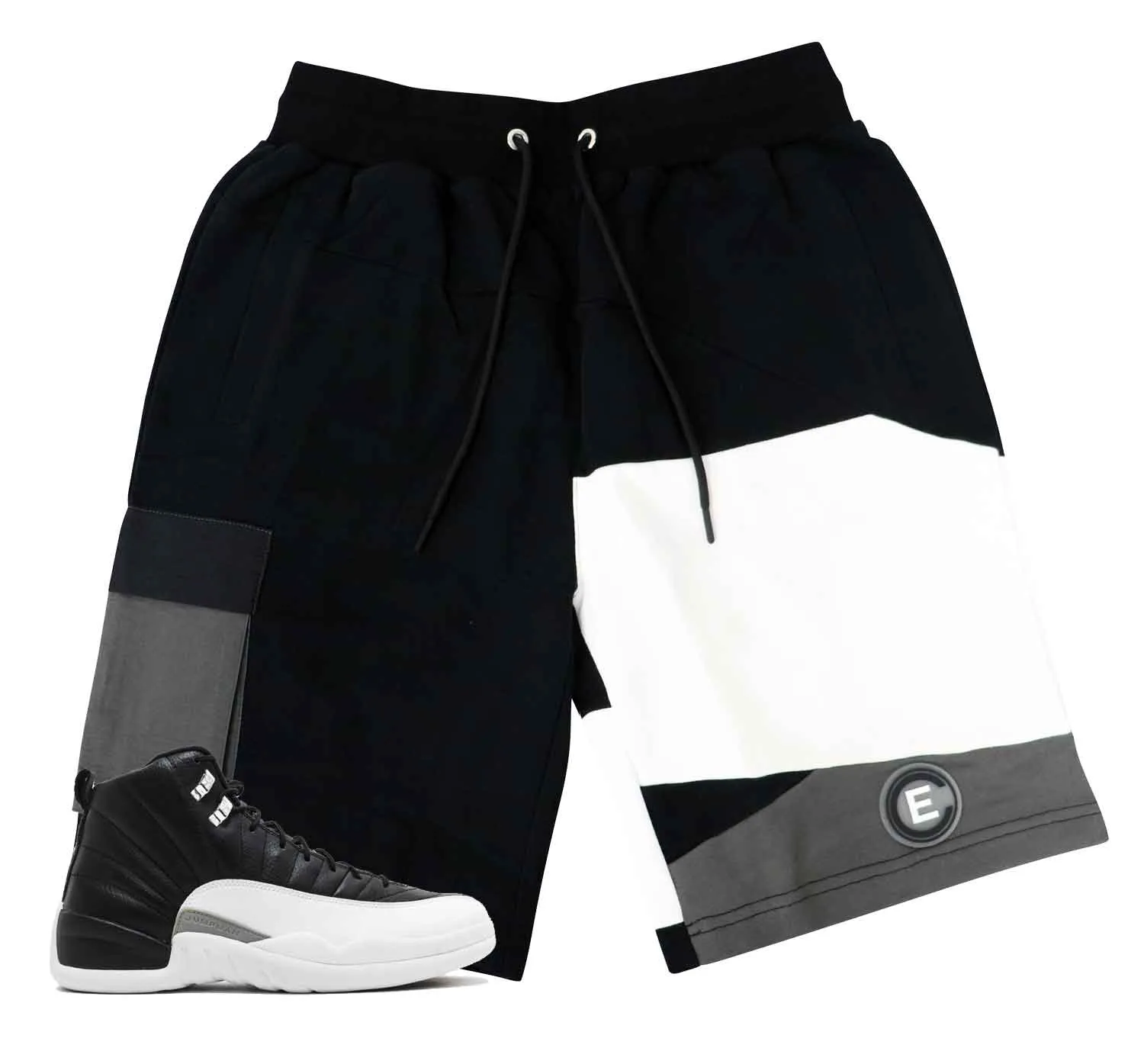 Retro 12 Playoff Patch Shorts