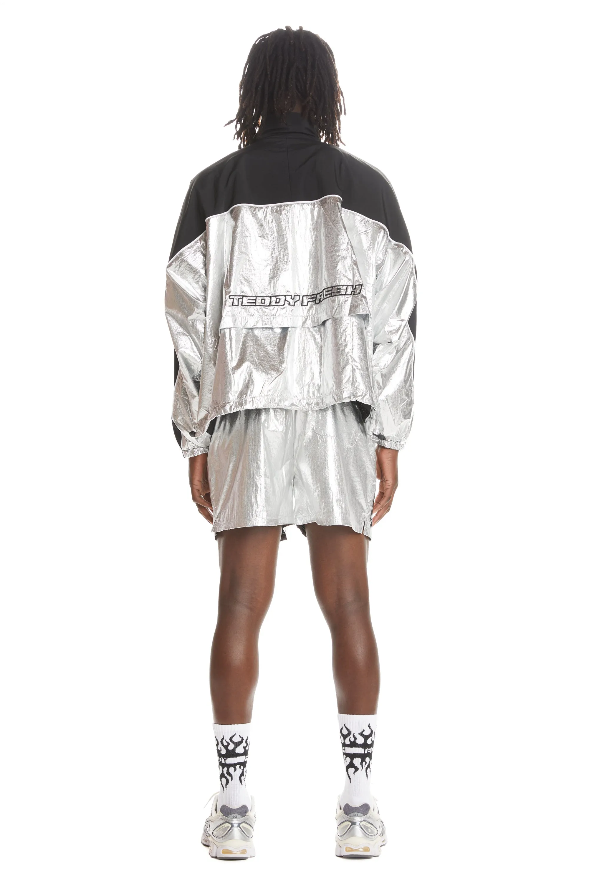 Silver Panel Shorts