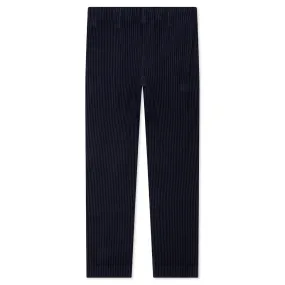 Tailored Pleats Pants - Blue