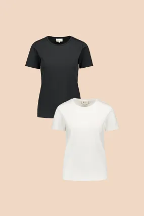 The T-Shirt tuplapakkaus - Black & White