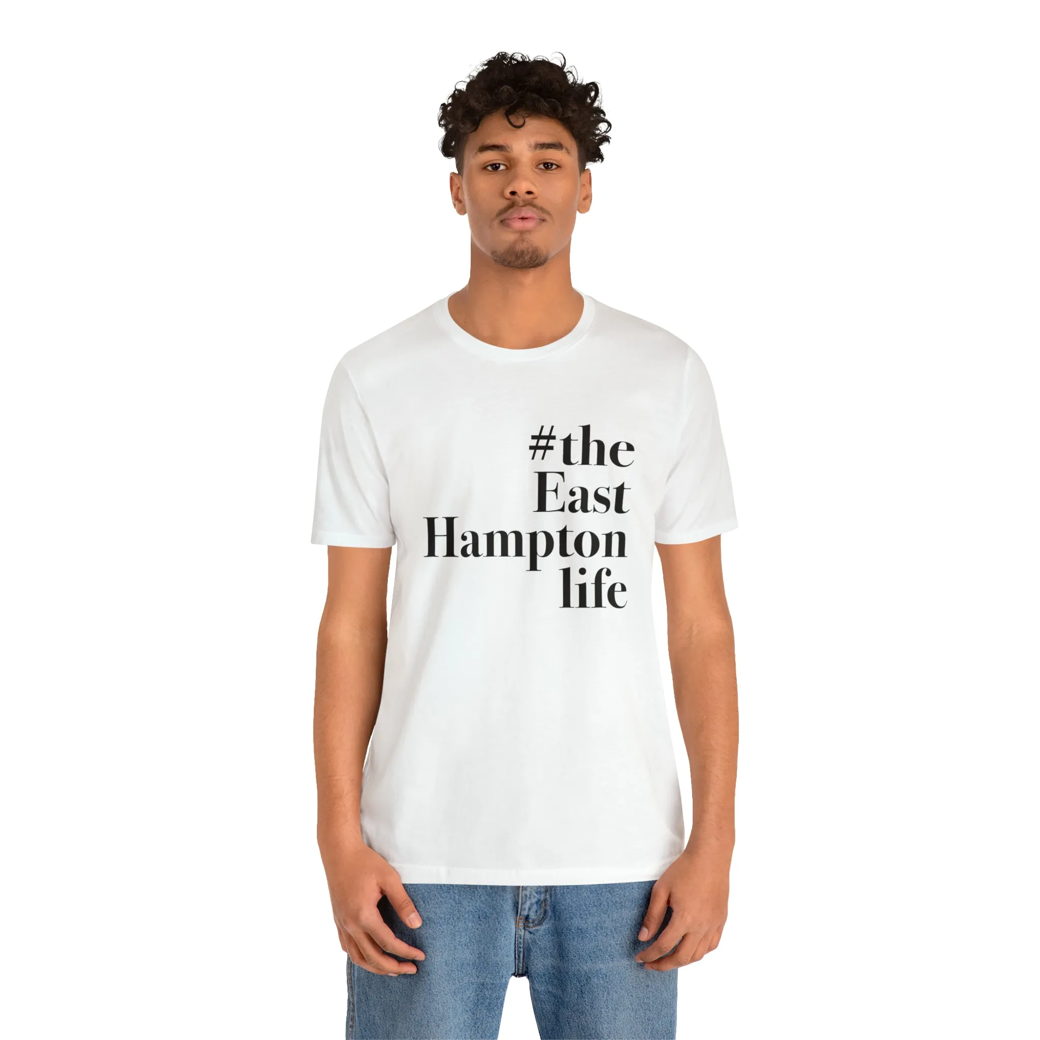 #theeasthamptonlife Unisex Jersey Short Sleeve Tee