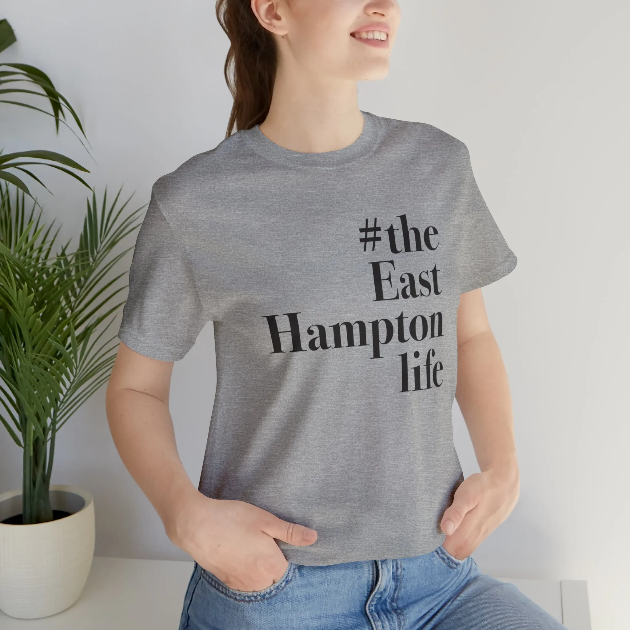 #theeasthamptonlife Unisex Jersey Short Sleeve Tee