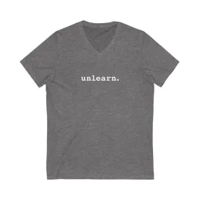 unlearn. Logo - Relaxed Fit V-neck T-Shirt