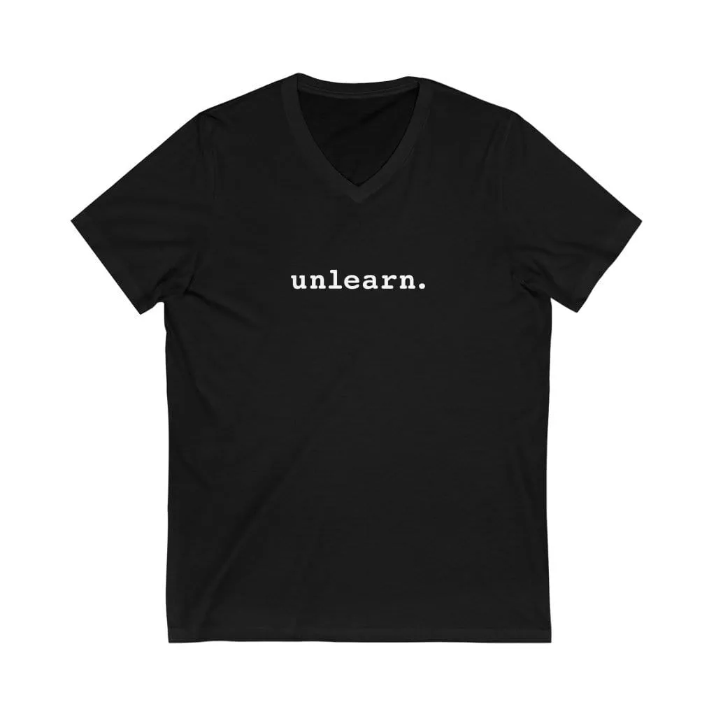 unlearn. Logo - Relaxed Fit V-neck T-Shirt