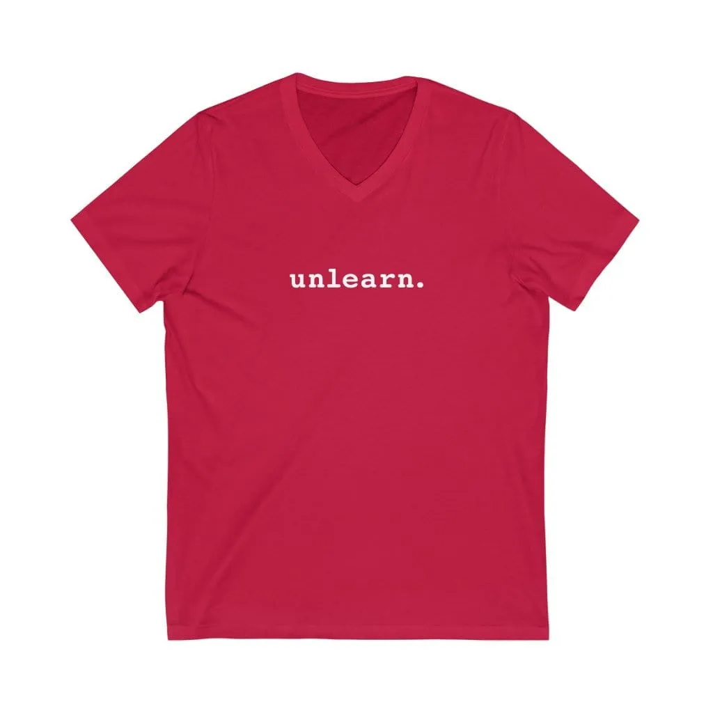unlearn. Logo - Relaxed Fit V-neck T-Shirt