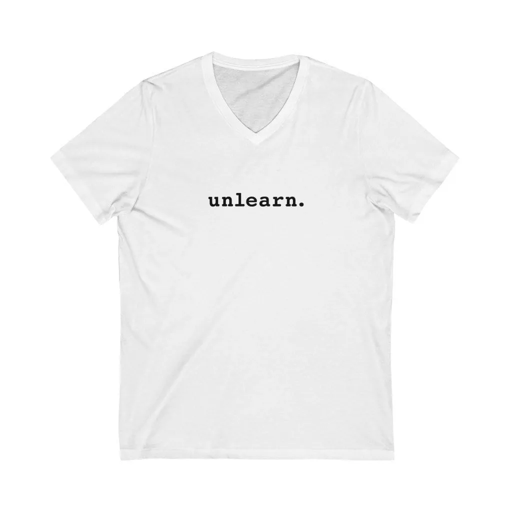 unlearn. Logo - Relaxed Fit V-neck T-Shirt